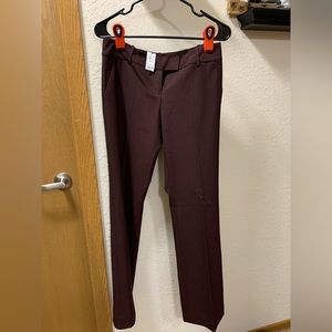 Brand new The Limited Drew Fit Dress Pants Plum/Maroon size 4